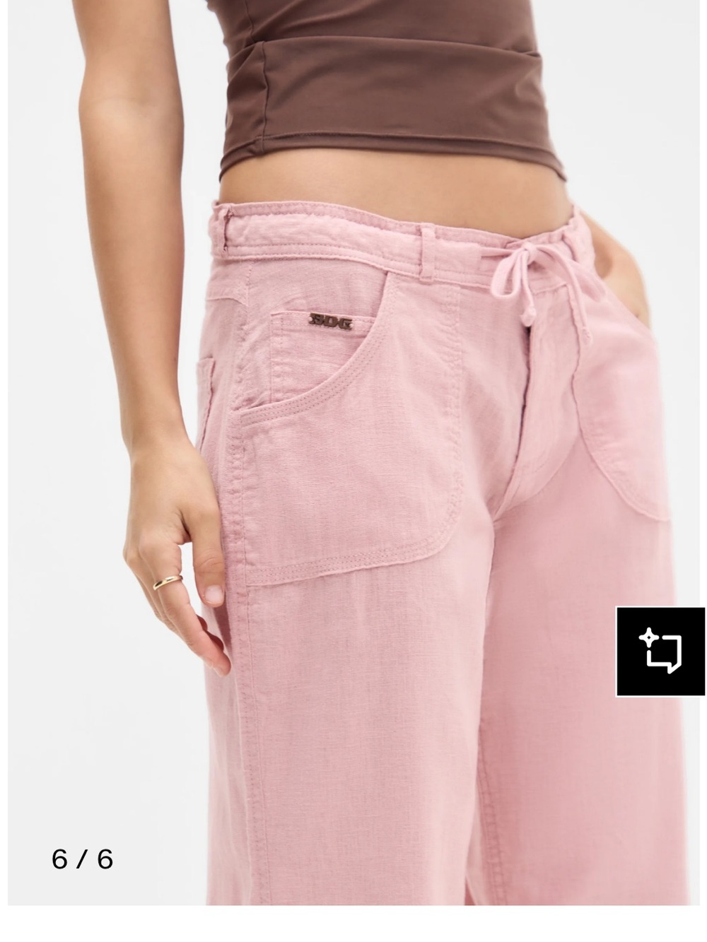Urban Outfitters Pink Wide Leg Pants